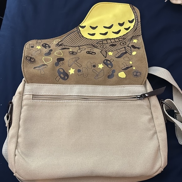 Anime My Neighbor Totoro Messenger Bag Canves Satchel unisex school book bag - Picture 4 of 5